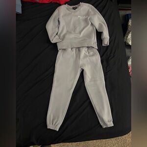 Milano Light Gray Sweatshirt and Joggers